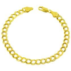 14k Yellow Gold 5-mm Charm Bracelet