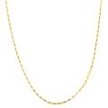 14k Yellow Gold 20-inch Reflection Box Chain