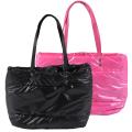 Adi Designs Women's Reversible Plush Metallic Tote Bag