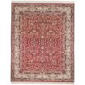 Asian Hand-knotted Royal Kerman Red and Ivory Wool Rug (5' x 7'6)