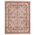Asian Hand-knotted Royal Kerman Ivory Wool Rug (12' x 15')