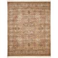 Asian Hand-knotted Royal Kerman Multicolored Wool Rug (5' x 7')