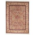 Asian Hand-knotted Royal Kerman Ivory Wool Rug (5' x 7')