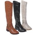 Journee Collection Women's 'Charming-01' Ring Accent Tall Boots