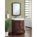 Howard Walnut Sink and Mirror Vanity Set