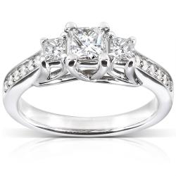 14k White Gold 5/8ct TDW Diamond Engagement Ring (H-I, I1-I2)