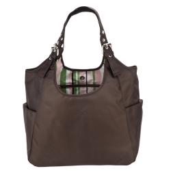 JP Lizzy Mocha Mint Diaper Satchel