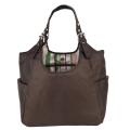 JP Lizzy Mocha Mint Diaper Satchel