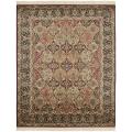 Asian Hand-knotted Royal Kerman Multicolor Wool Rug (6' x 9')