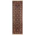 Asian Hand-knotted Royal Kerman Purple Wool Rug (2'6 x 6')