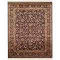 Asian Hand-knotted Royal Kerman Purple Wool Rug (9' x 12')