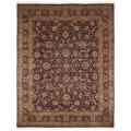 Asian Hand-knotted Royal Kerman Purple Wool Rug (6' x 9')