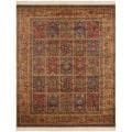 Asian Hand-knotted Royal Kerman Multicolor Wool Rug (6' x 9')