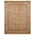 Asian Hand-knotted Royal Kerman Ivory Wool Rug (4' x 6')