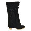 Muk Luks Black Cable Boots