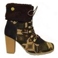 Muk Luks Women's Military Lace-up Boots