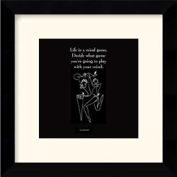 Sir Shadow 'Life is a Mind Game' Framed Art Print
