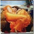 Lord Frederick Leighton 'Flaming June' Canvas Art