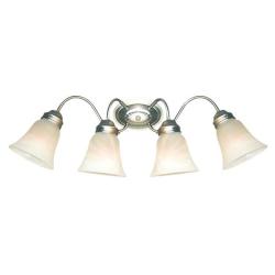 Woodbridge Lighting Ridgemont 4-light Satin Nickel Bath Sconce