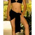 Black Half Sarong / Mini Sarong (Indonesia)