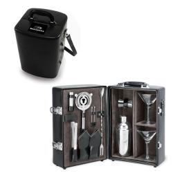 Picnic Time Seattle Seahawks Black Manhattan Cocktail Case