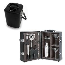 Picnic Time Houston Texans Black Manhattan Cocktail Case