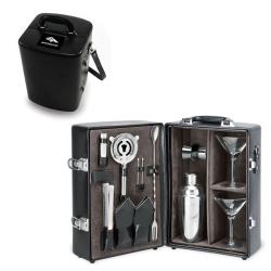 Picnic Time Denver Broncos Black Manhattan Cocktail Case