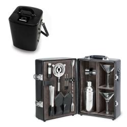 Picnic Time Chicago Bears Black Manhattan Cocktail Case