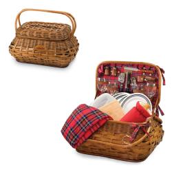 Picnic Time San Diego Chargers Red Tartan Picnic Set