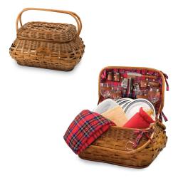 Picnic Time Green Bay Packers Red Tartan Picnic Set