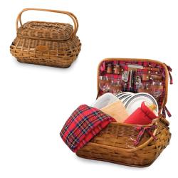Picnic Time Kansas City Chiefs Red Tartan Picnic Set