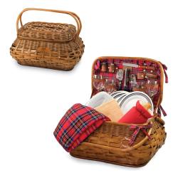Picnic Time Cincinnati Bengals Red Tartan Picnic Set