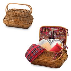 Picnic Time Carolina Panthers Red Tartan Picnic Set