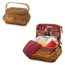 Picnic Time Buffalo Bills Red Tartan Picnic Set