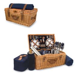 Picnic Time Navy Detroit Lions Windsor Picnic Basket