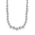 Sunstone Sterling Silver Graduated Bead Necklace