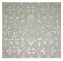 Hand-knotted Grey/ White Abstract Wool Blend Rug (10' x 10')