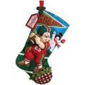 Football Santa Stocking Felt Applique Kit