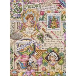 Janlynn Spring Sampler Cross Stitch Kit