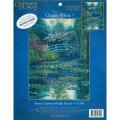 MCG Textiles Charles White Monet's Japanese Bridge Embellished Cross Stitch Kit