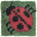 Caron Natura Ladybug Latch Hook Kit
