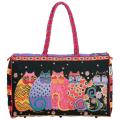 Laurel Burch 'Feline Family Portrait Travel Bag