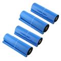Black Ribbon Refill Roll for Brother PC102RF (Pack of 4)