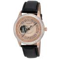 Akribos XXIV Ladies Open Heart Diamond Automatic Watch