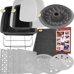 Smartware Grey 16-piece Basic Silicone Bakeware Set