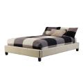 Sarajevo Taupe Velvet King Platform Bed