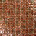 Light Brown Iridescent Glass Mosaic Tile (Case of 20)