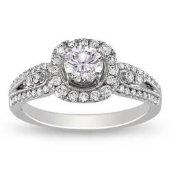 Miadora 14k White Gold 1ct TDW Diamond  Ring (G-H, I2-I3)