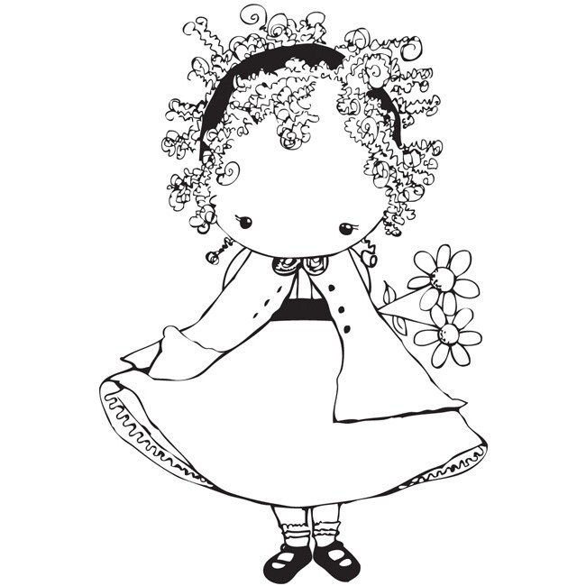 Stamping Bella Izzie Has A Daisy Unmounted Rubber Stamp