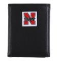 Nebraska Cornhuskers Men's NCAA Genuine Leather Tri-fold Wallet